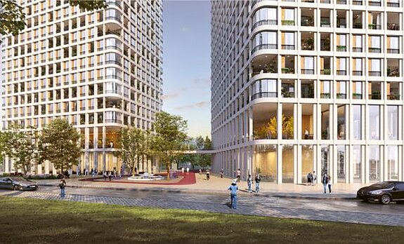 Living at the Stern-Center in Potsdam: Could this also become an example of a mixed-use neighborhood?